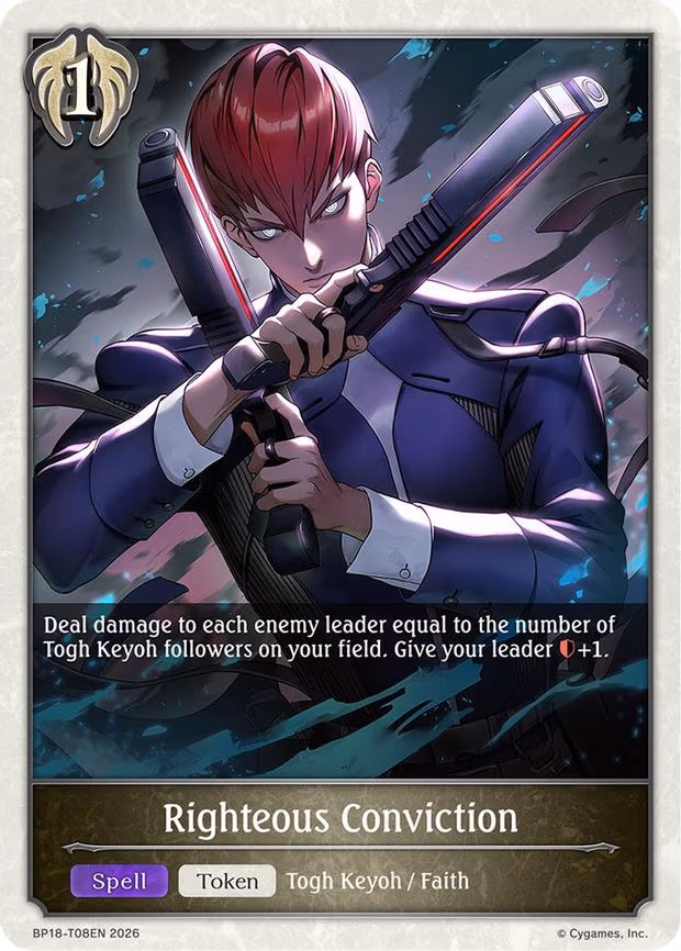 Righteous Conviction (BP18-T08EN)