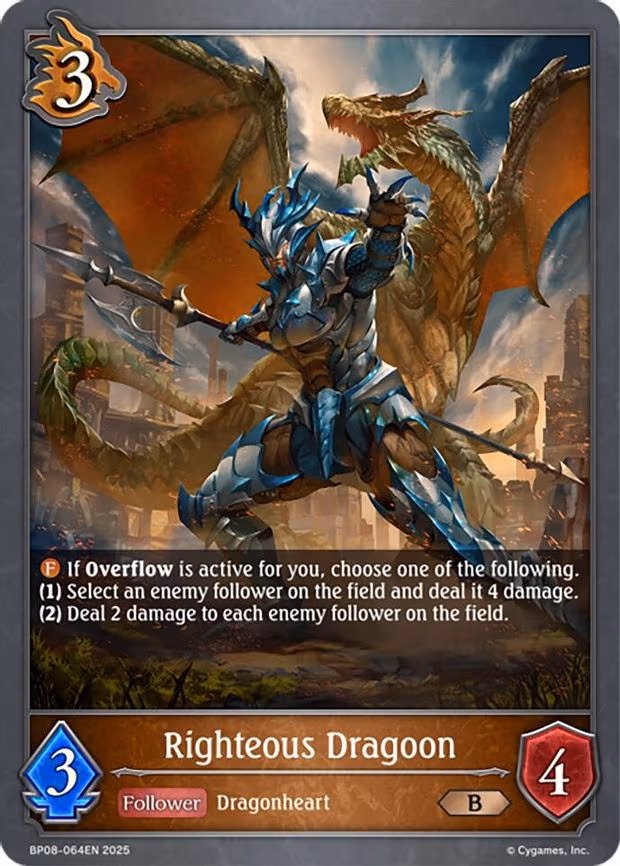 Righteous Dragoon - Bronze (BP08-064EN)
