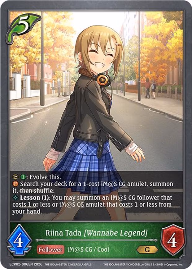 Riina Tada [Wannabe Legend] - Gold (ECP02-006EN)