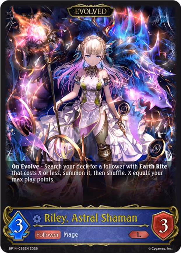 Riley, Astral Shaman - Legendary (BP14-038EN)