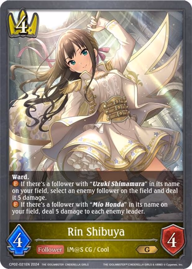 Rin Shibuya - Gold (CP02-021EN)