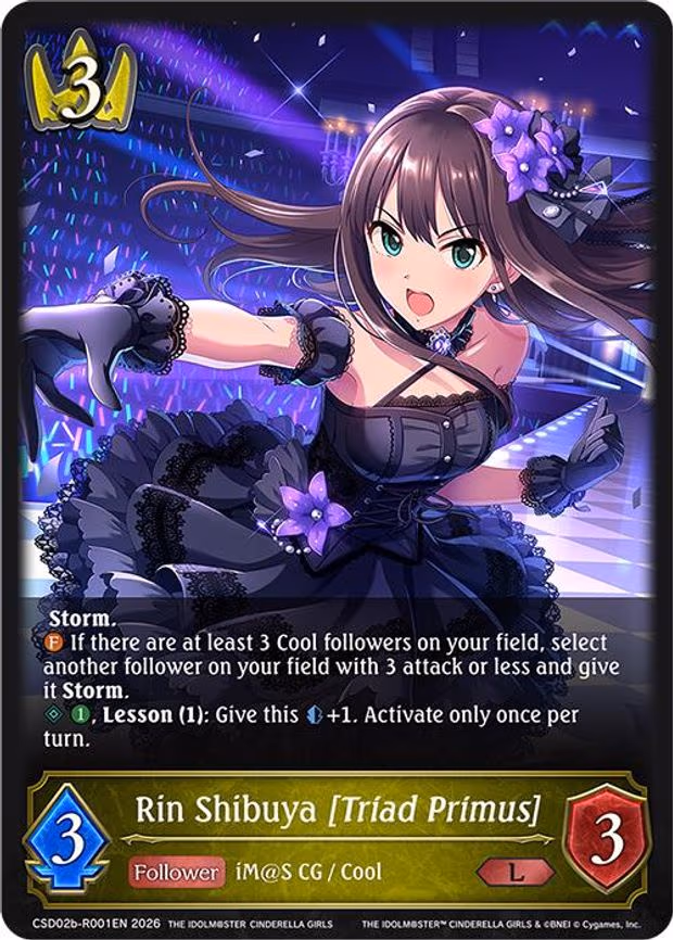 Rin Shibuya [Triad Primus] (Reprint) - Legendary (CSD02b-R001EN)
