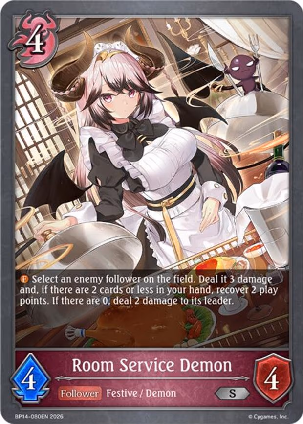 Room Service Demon - Silver (BP14-080EN)