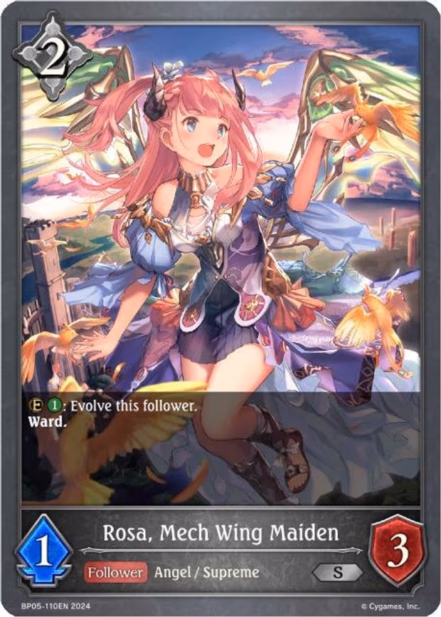 Rosa, Mech Wing Maiden - Silver (BP05-110EN)