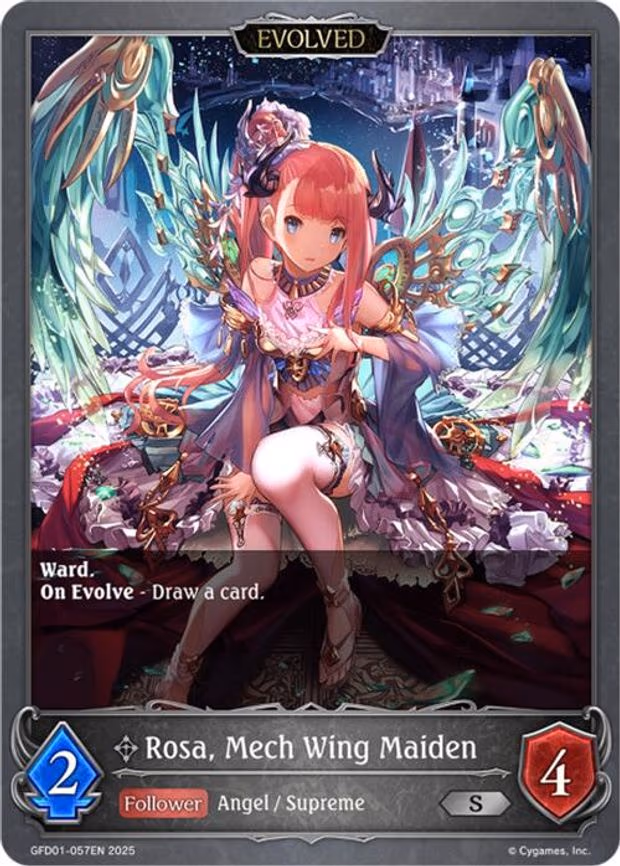 Rosa, Mech Wing Maiden - Silver (GFD01-057EN)