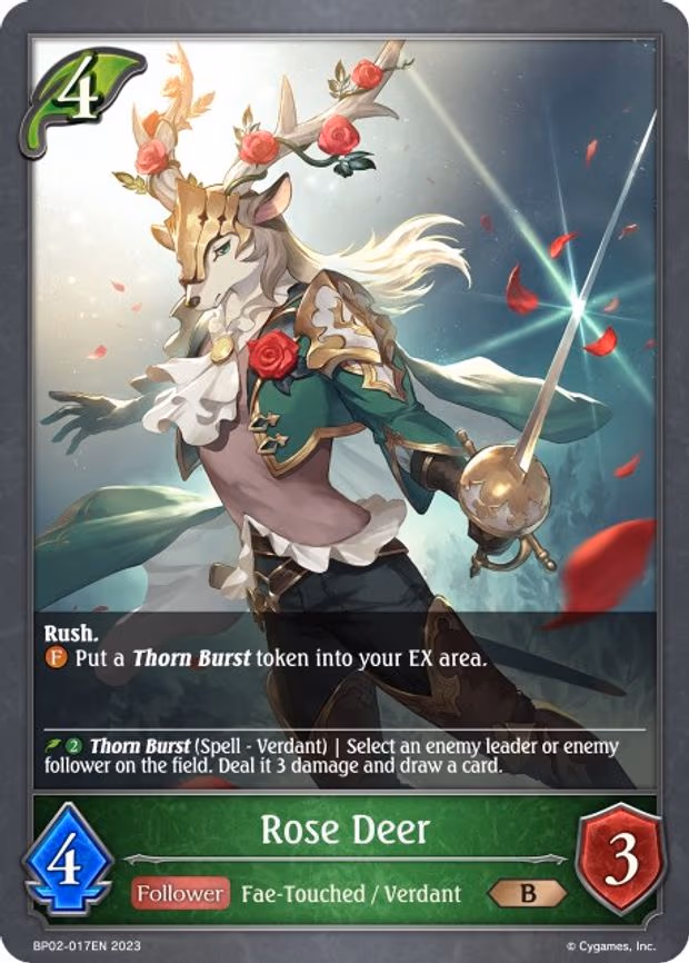 Rose Deer - Bronze (BP02-017EN)