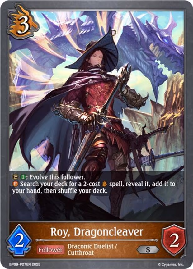 Roy, Dragoncleaver - P27EN - Premium (BP09-P27EN)