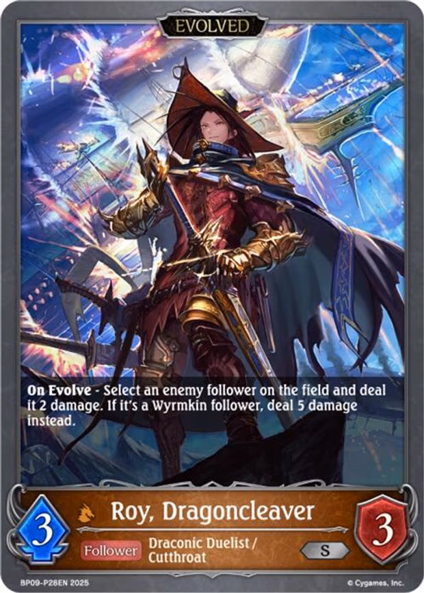 Roy, Dragoncleaver (Evolved) - P26EN - Premium (BP09-P28EN)