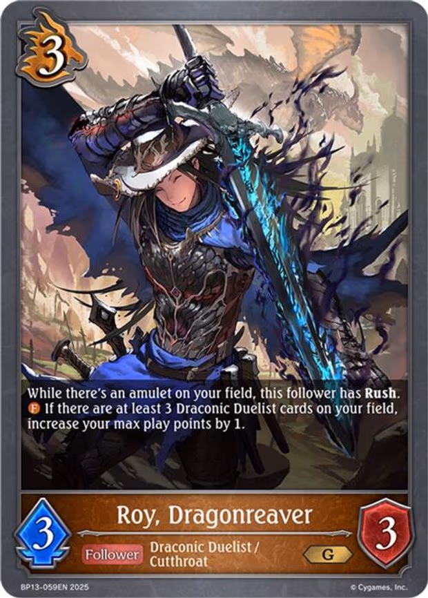 Roy, Dragonreaver - Gold (BP13-059EN)