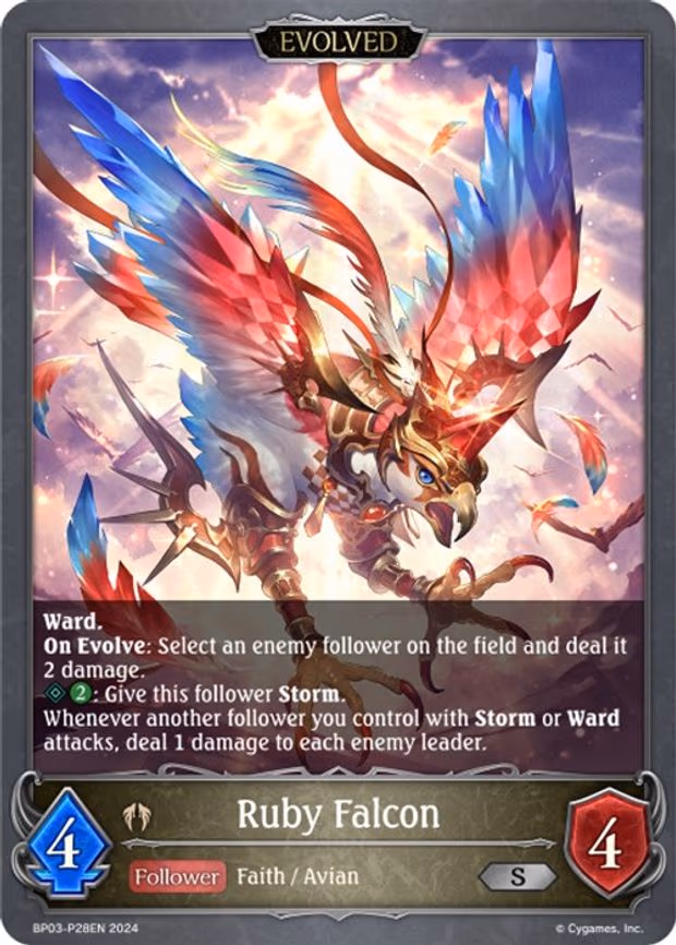 Ruby Falcon (Evolved) - P28EN - Premium (BP03-P28EN)