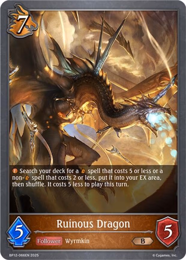 Ruinous Dragon - Bronze (BP12-066EN)