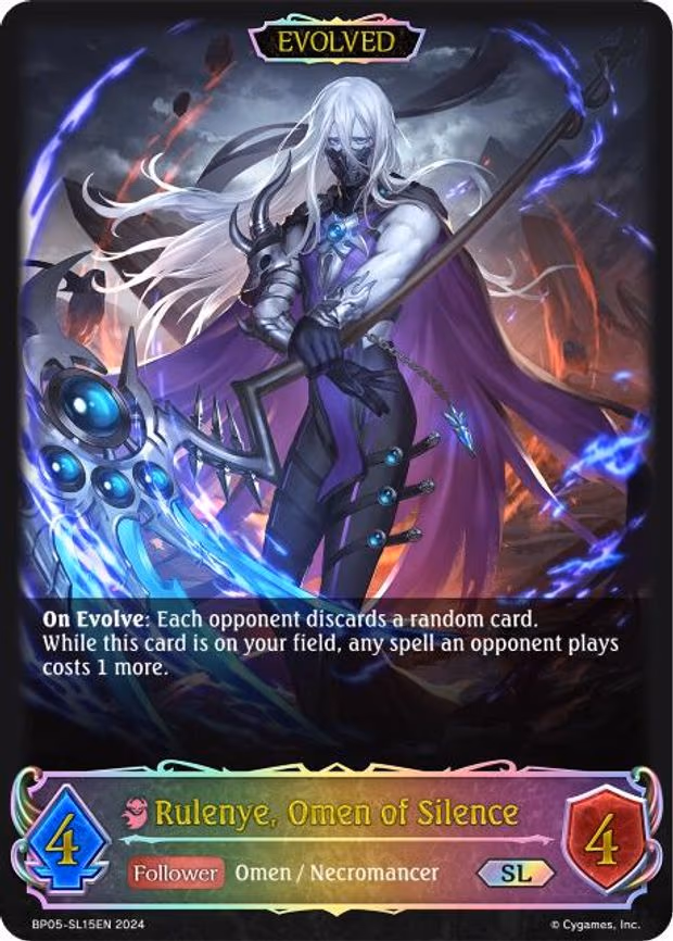 Rulenye, Omen of Silence - Super Legendary (BP05-SL15EN)