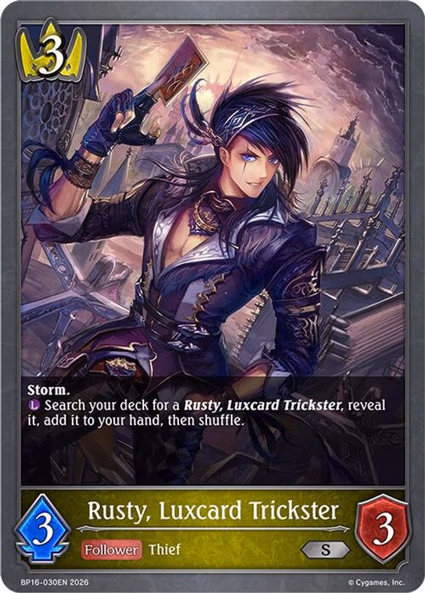 Rusty, Luxcard Trickster - Silver (BP16-030EN)