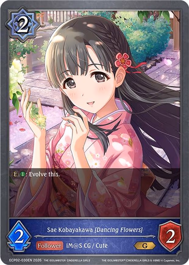 Sae Kobayakawa [Dancing Flowers] - Gold (ECP02-030EN)