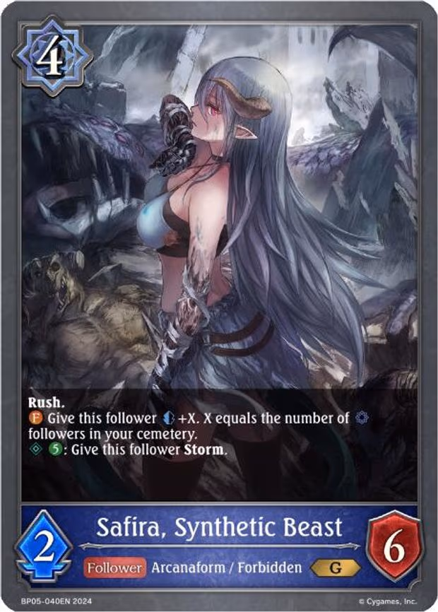 Safira, Synthetic Beast - Gold (BP05-040EN)