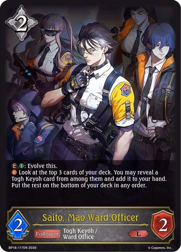 Saito, Mao Ward Officer - Legendary (BP18-117EN)