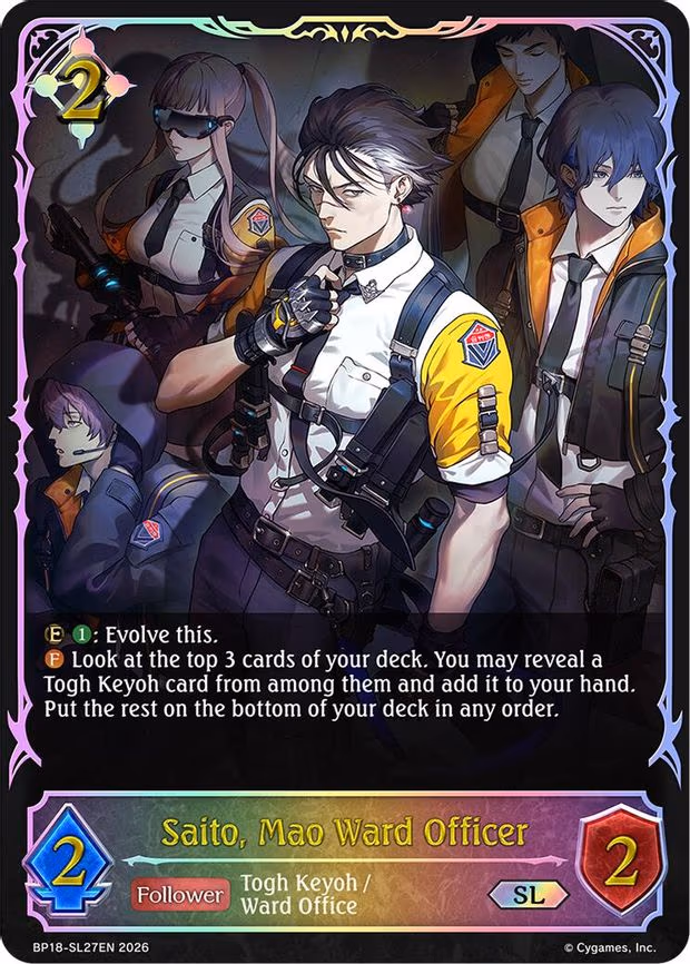 Saito, Mao Ward Officer - Super Legendary (BP18-SL27EN)