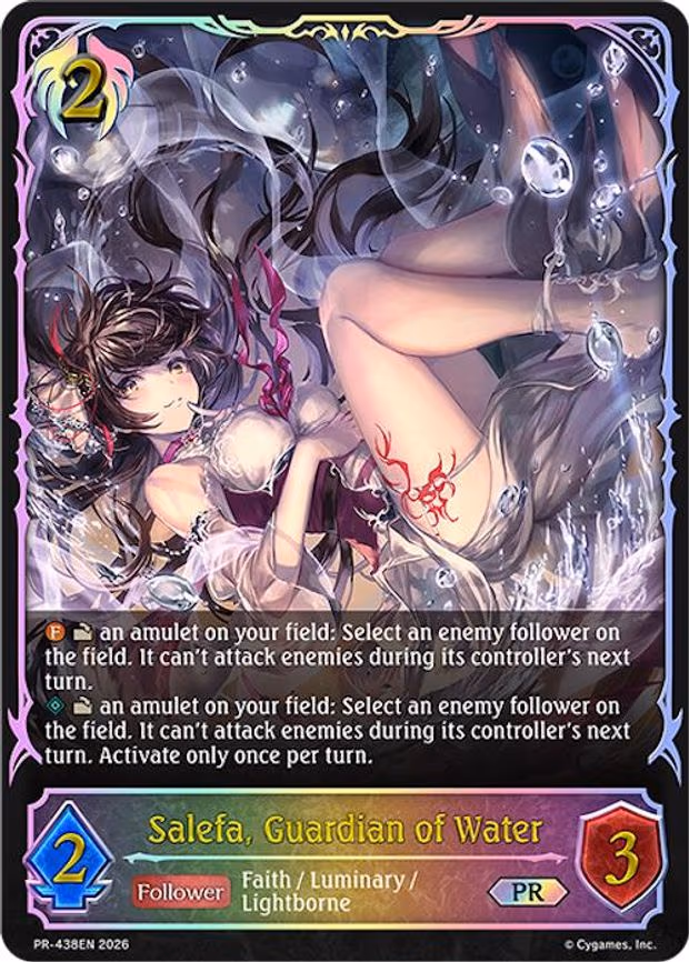 Salefa, Guardian of Water - Promo (PR-438EN)