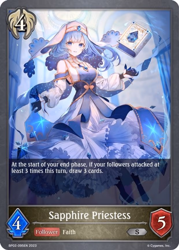 Sapphire Priestess - Silver (BP02-095EN)