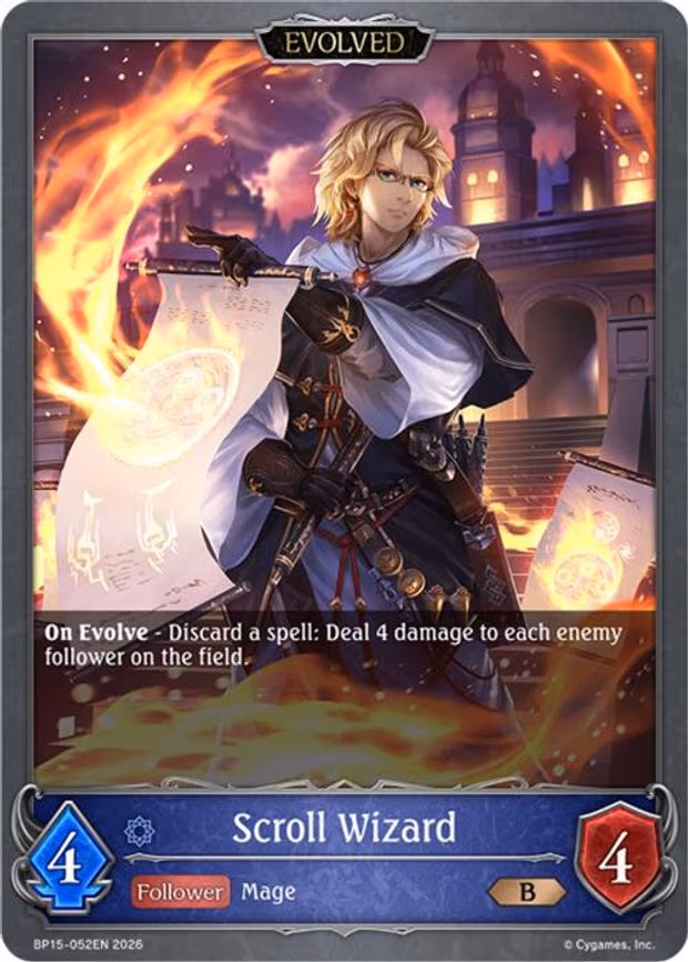 Scroll Wizard - Bronze (BP15-052EN)