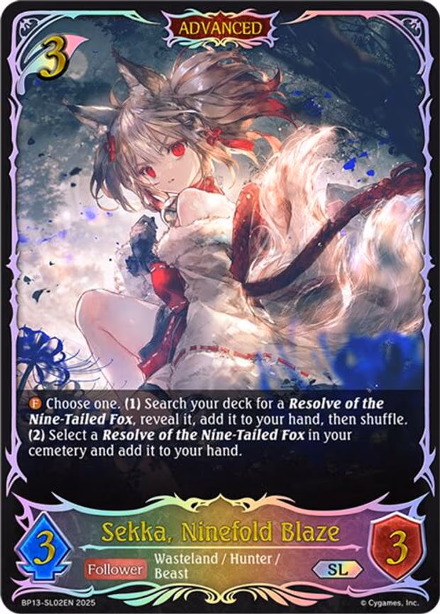 Sekka, Ninefold Blaze - Super Legendary (BP13-SL02EN)
