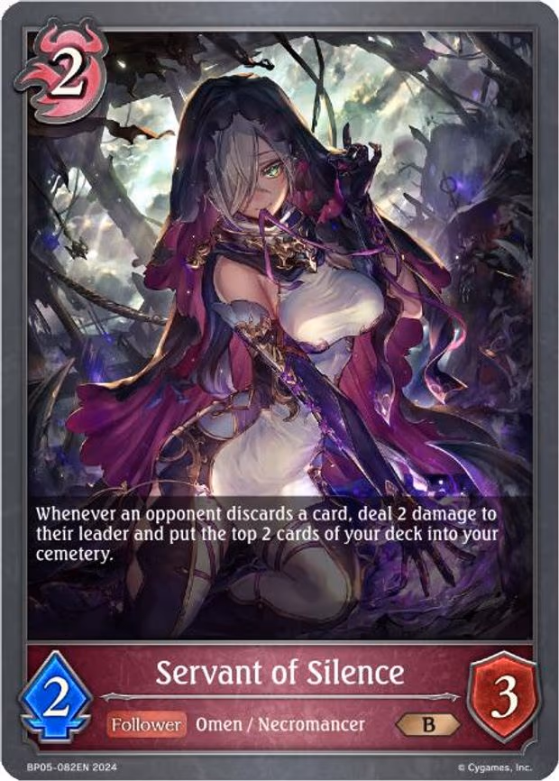 Servant of Silence - Bronze (BP05-082EN)