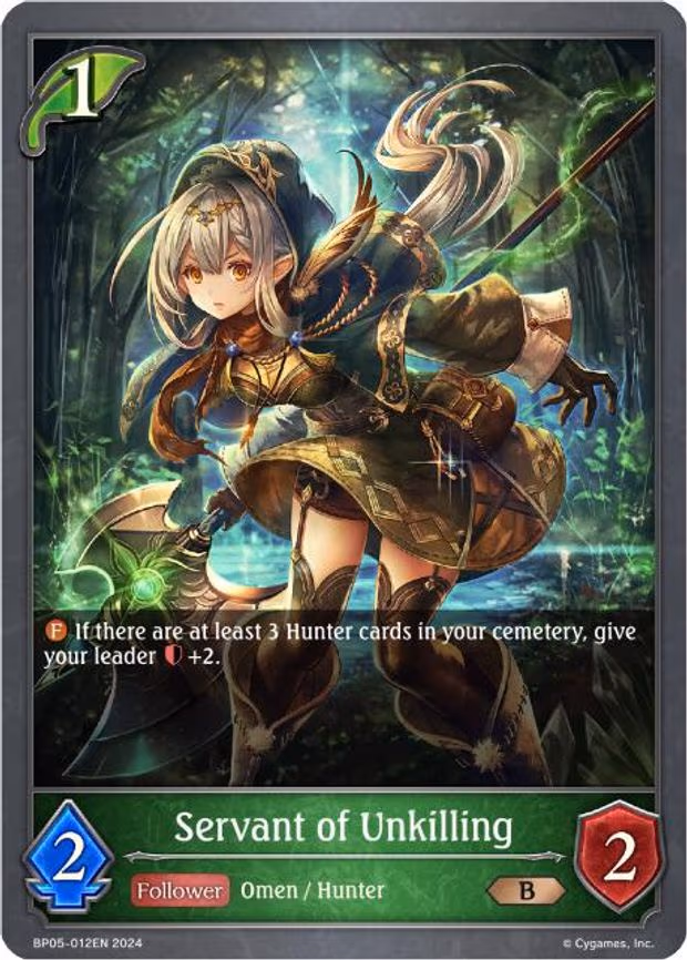 Servant of Unkilling - Bronze (BP05-012EN)