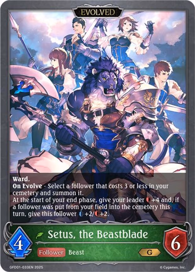 Setus, the Beastblade - Gold (GFD01-033EN)