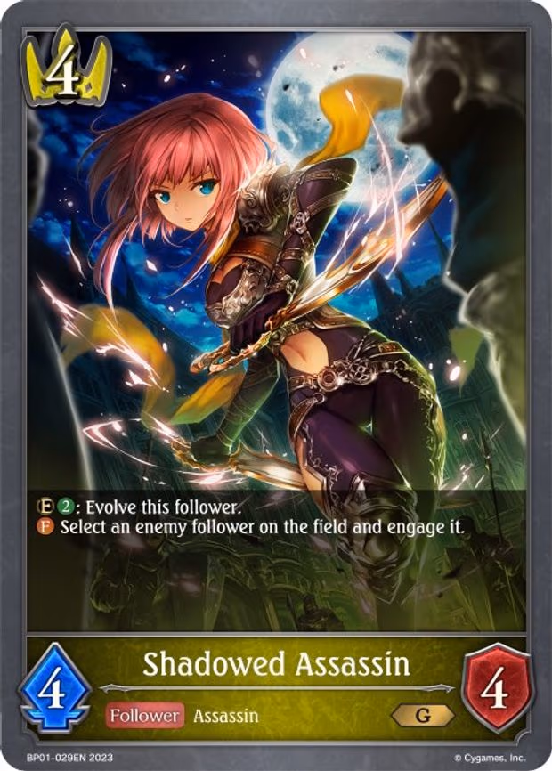 Shadowed Assassin - Gold (BP01-029EN)