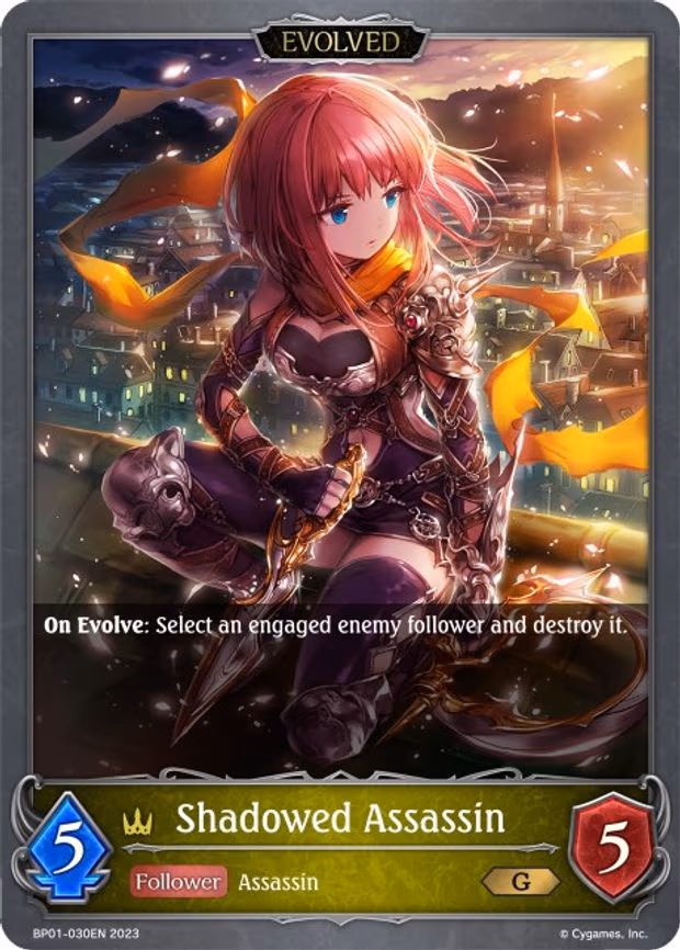 Shadowed Assassin - Gold (BP01-030EN)