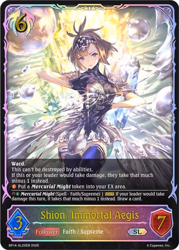 Shion, Immortal Aegis - Super Legendary (BP14-SL20EN)