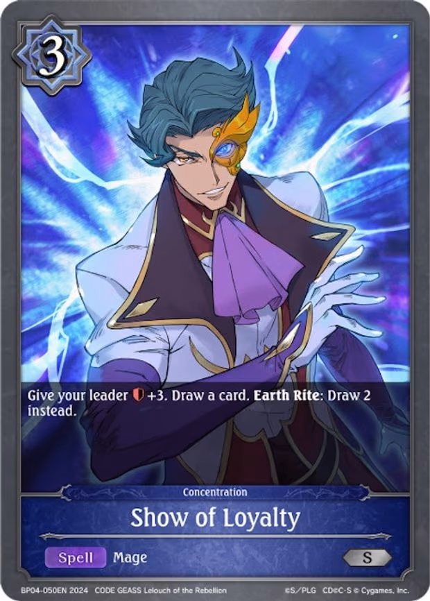 Show of Loyalty - Silver (BP04-050EN)