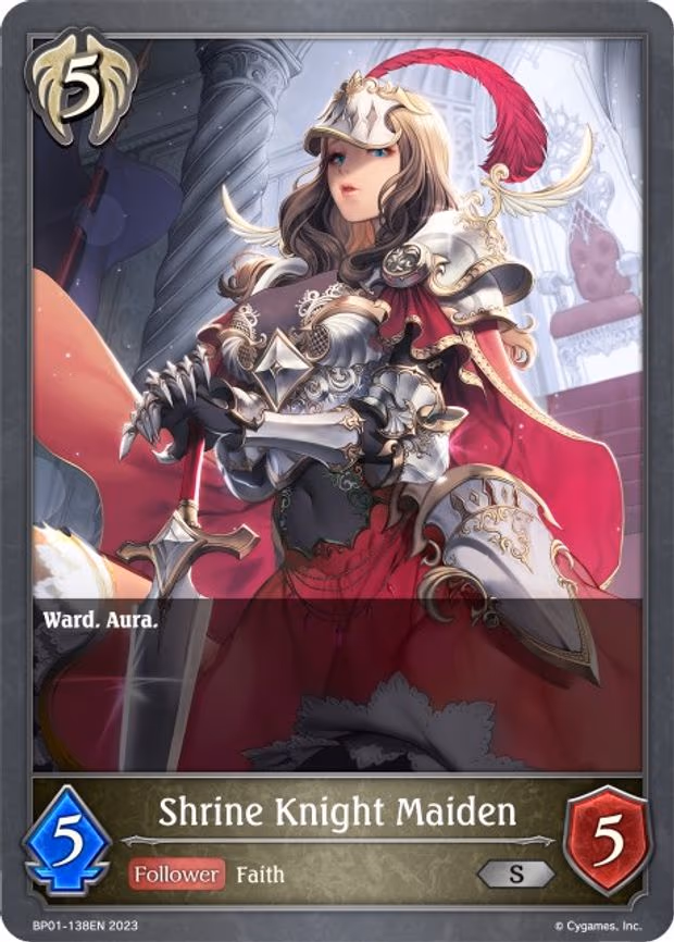 Shrine Knight Maiden - Silver (BP01-138EN)