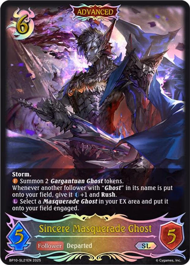 Sincere Masquerade Ghost - Super Legendary (BP10-SL21EN)