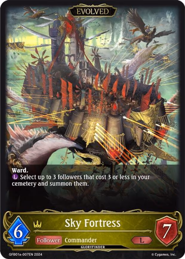 Sky Fortress - Legendary (GFB01a-007EN)