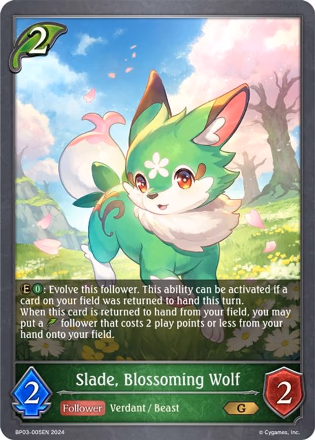 Slade, Blossoming Wolf - Gold (BP03-005EN)