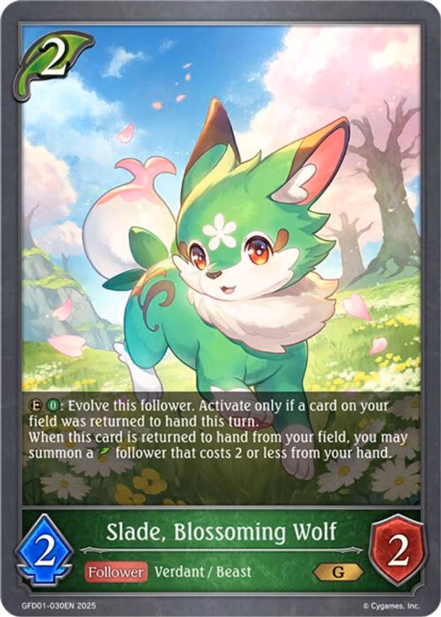 Slade, Blossoming Wolf - Gold (GFD01-030EN)