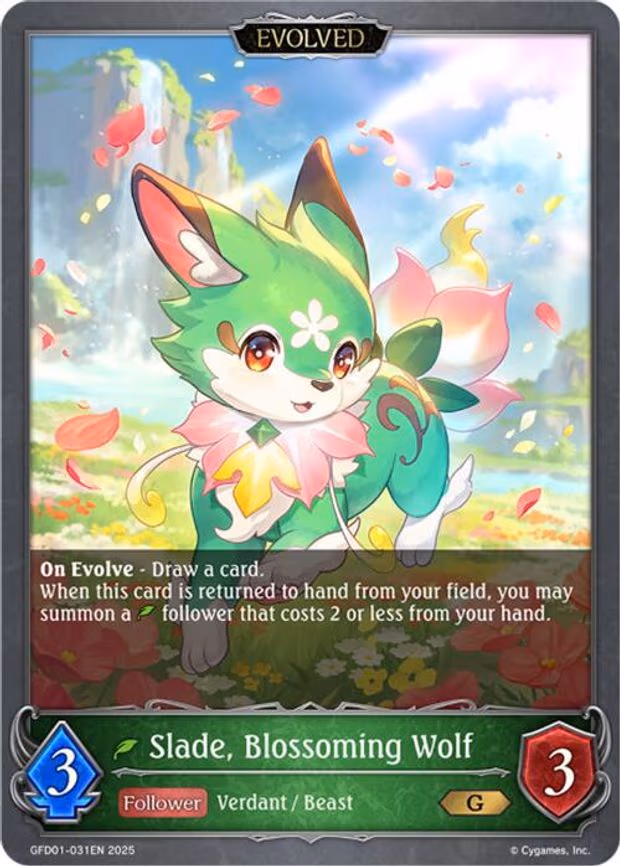 Slade, Blossoming Wolf - Gold (GFD01-031EN)