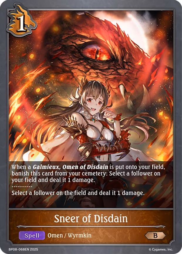 Sneer of Disdain - Bronze (BP08-068EN)