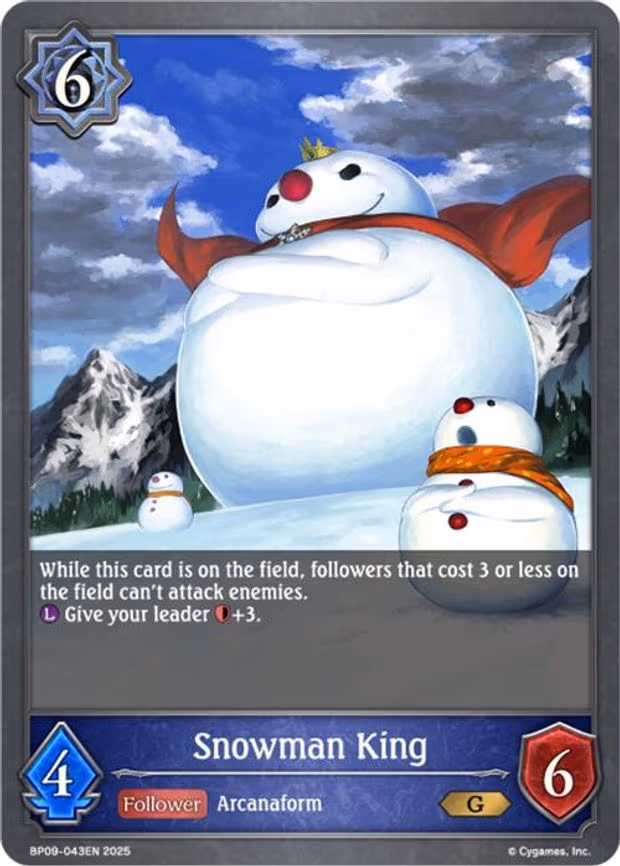 Snowman King - Gold (BP09-043EN)