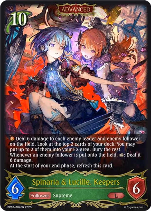 Spinaria & Lucille, Keepers - Legendary (BP10-004EN)