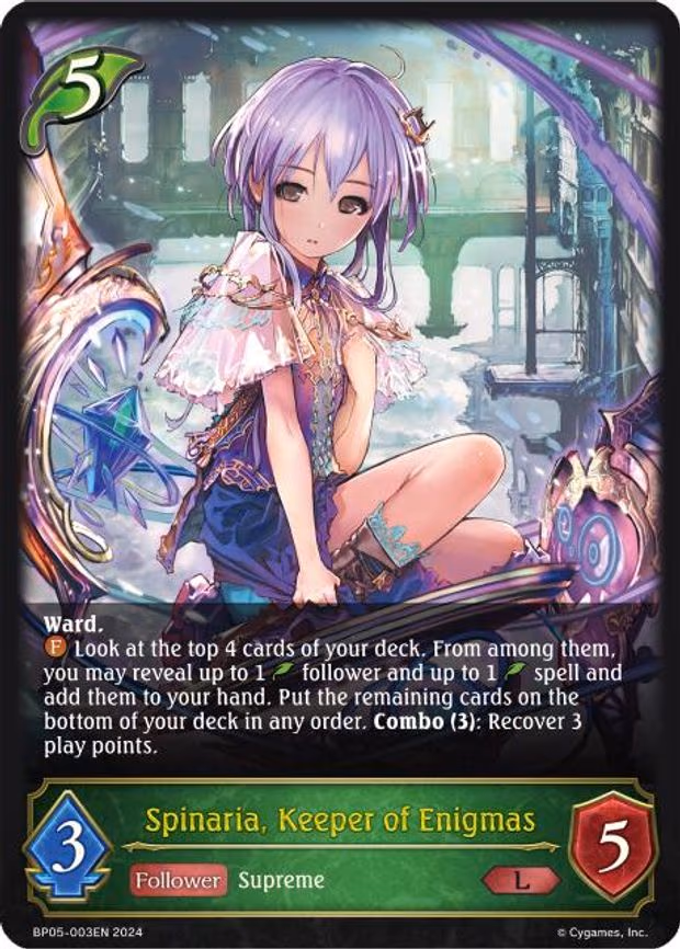 Spinaria, Keeper of Enigmas