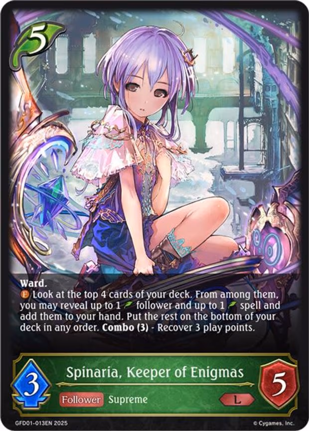 Spinaria, Keeper of Enigmas