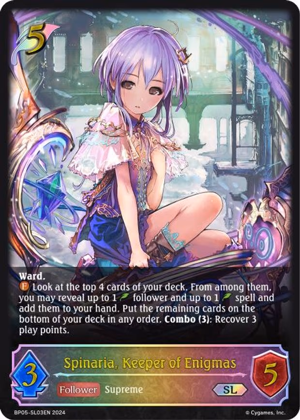 Spinaria, Keeper of Enigmas