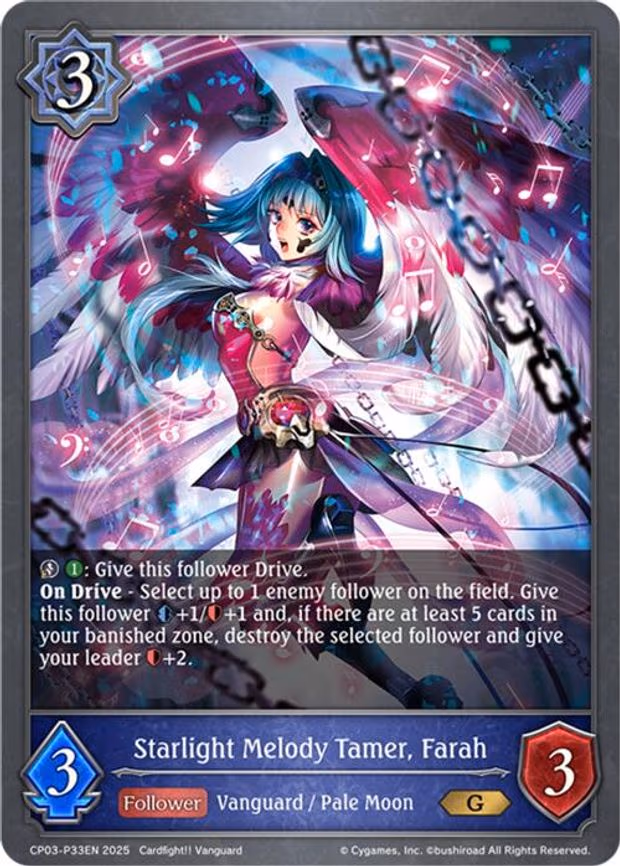 Starlight Melody Tamer, Farah - P33EN - Premium (CP03-P33EN)