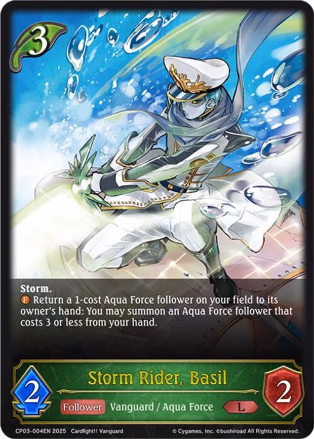 Storm Rider, Basil - Legendary (CP03-004EN)