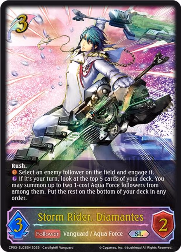 Storm Rider, Diamantes - Super Legendary (CP03-SL03EN)