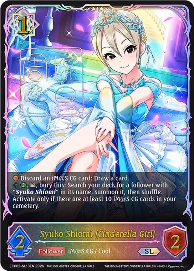 Syuko Shiomi [Cinderella Girl] - Super Legendary (ECP02-SL13EN)