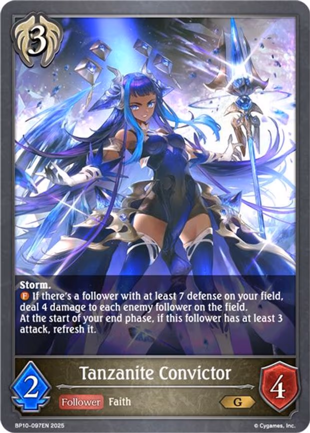 Tanzanite Convictor - Gold (BP10-097EN)