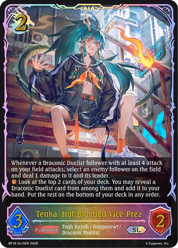 Tenka, Hot-Blooded Vice-Prez